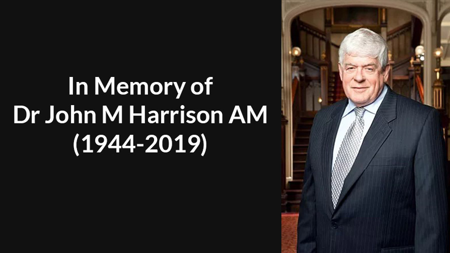 In Memory of Dr John Meredith Harrison AM (1944-2019)