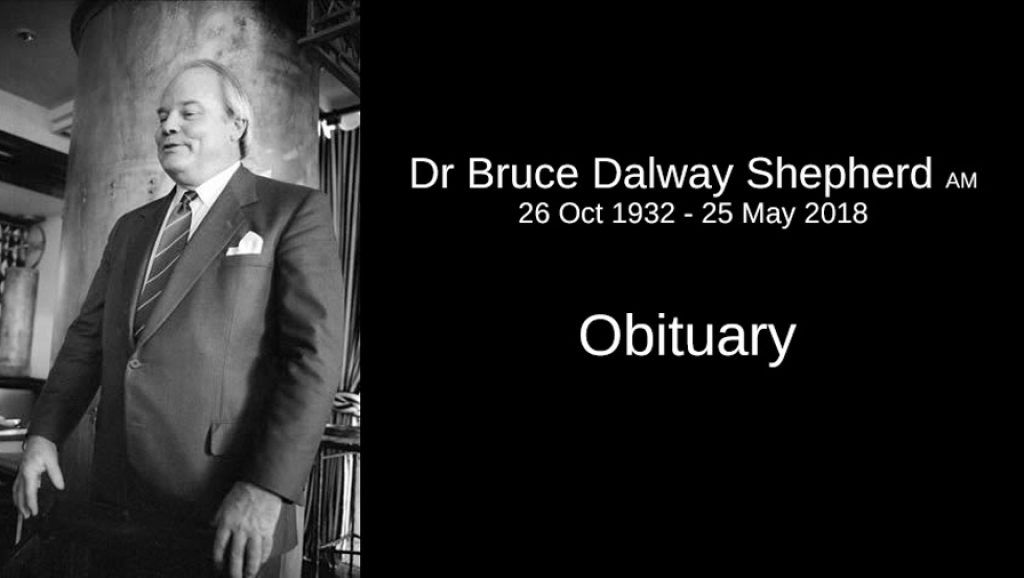 Dr Bruce Shepherd Obituary